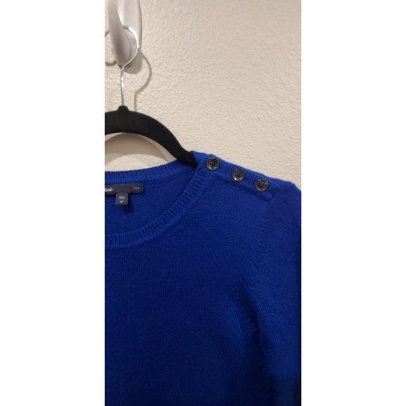 GAP Blue Buttons Sweater - Picture 3 of 4
